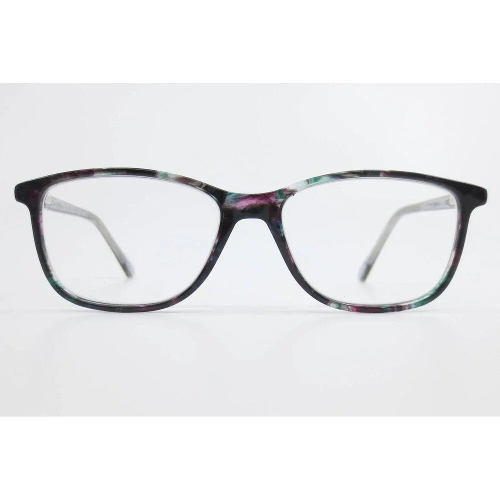 BCBGeneration Eyeglasses BG Silhouette Purple Green Marble Frames 52-16-135